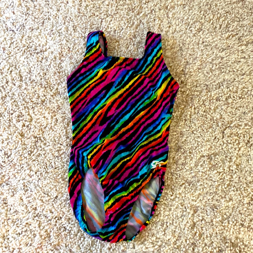 Rainbow gymnastics leotard gk